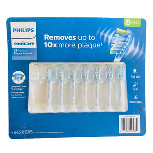 Philips Sonicare Brush Heads 7 Pack C3 Premium Plaque Control (Open Box)